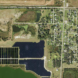 Bradley Junction Florida High Resolution Satellite Map