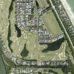 North Beach Florida High Resolution Satellite Map