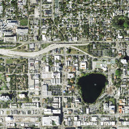 St. Petersburg, Florida High Resolution Satellite Map