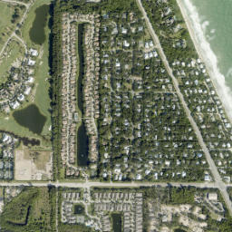 Wabasso Beach map(satellite map)