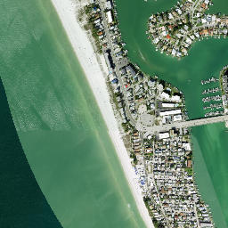 Boca Ciega Florida High Resolution Satellite Map