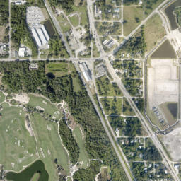 Wabasso Florida High Resolution Satellite Map