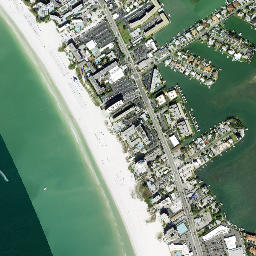Saint Pete Beach map(satellite map)