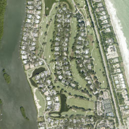 Indian River Shores map(satellite map)
