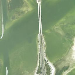 Satellite view of Skyway Bridge North Rest Area