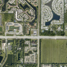 West Vero Corridor map(satellite map)