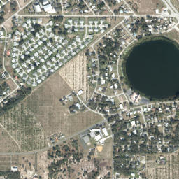 Highland Lakes Florida High Resolution Satellite Map