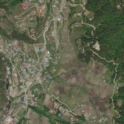 Trashi Yangtse map(satellite map)