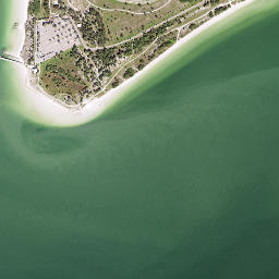 Fort De Soto Florida High Resolution Satellite Map