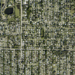 Royal Poinciana Park Florida High Resolution Satellite Map