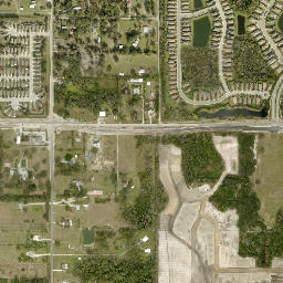 Gillette Florida High Resolution Satellite Map