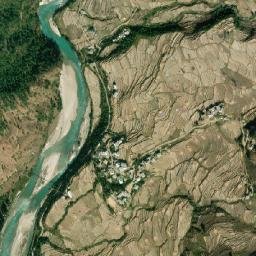 Punākha map(satellite map)