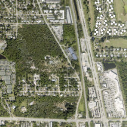 Oslo Florida High Resolution Satellite Map