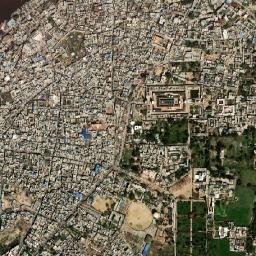 Vrindavan map(satellite map)