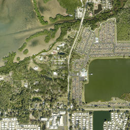 Palm View Florida High Resolution Satellite Map