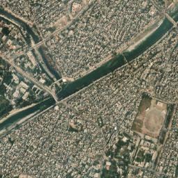 Larkana map(satellite map)