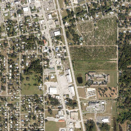 Wauchula Florida High Resolution Satellite Map