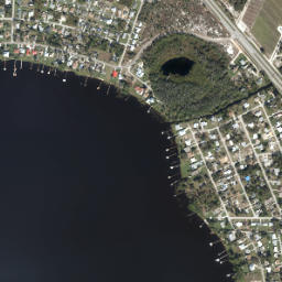 Sebring Shores Florida High Resolution Satellite Map