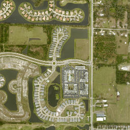 Foxleigh Florida High Resolution Satellite Map