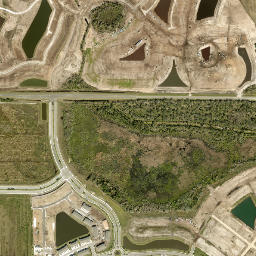Manatee County map(satellite map)