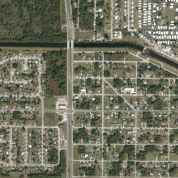 Paradise Park Florida High Resolution Satellite Map