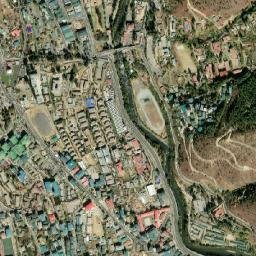 Thimphu map(satellite map)