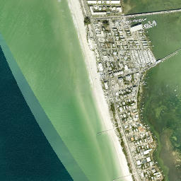 Bradenton Beach map(satellite map)