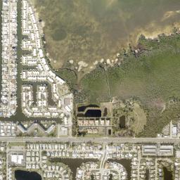Satellite view of Manatee Golf Course