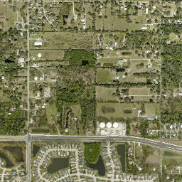 Elwood Park Florida High Resolution Satellite Map