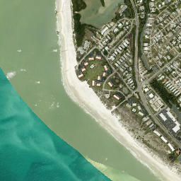 Longbeach Florida High Resolution Satellite Map