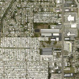 Trailer Estates Florida High Resolution Satellite Map