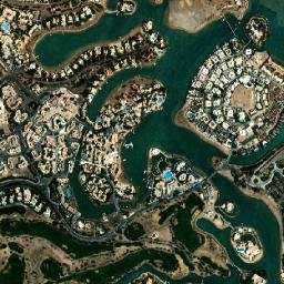El Gouna map(satellite map)