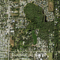 Beverley Terrace Florida High Resolution Satellite Map