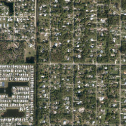 Collins Park Estates Florida High Resolution Satellite Map