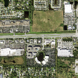 Belspur Florida High Resolution Satellite Map