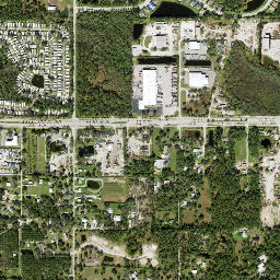 Fordville Florida High Resolution Satellite Map
