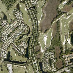 Satellite view of Saint Lucie Trail Golf Club
