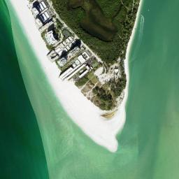 Satellite view of South Lido Beach