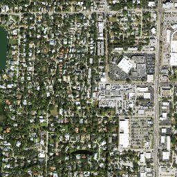 South Trail Florida High Resolution Satellite Map