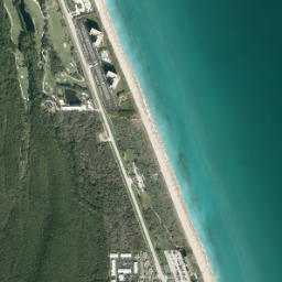 Hutchinson Island South map(satellite map)
