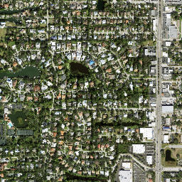 South Sarasota map(satellite map)