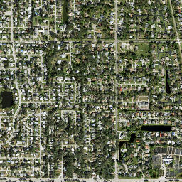 Sunnyland Florida High Resolution Satellite Map