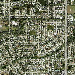 Gulf Gate Estates Florida High Resolution Satellite Map