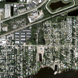 Rio Florida High Resolution Satellite Map