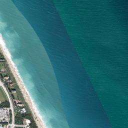 Satellite view of Stuart Beach