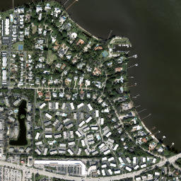 Snug Harbor Florida High Resolution Satellite Map
