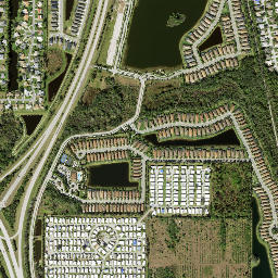 Laurel Villa Florida High Resolution Satellite Map