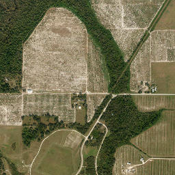 Hull Florida High Resolution Satellite Map