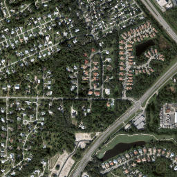 Queens Park Florida High Resolution Satellite Map