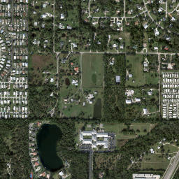 Tropical Park Florida High Resolution Satellite Map